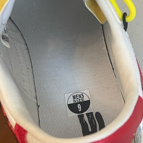 Nike Off-White X Blazer Low White University Red Size: 9 - Picture 7 of 11